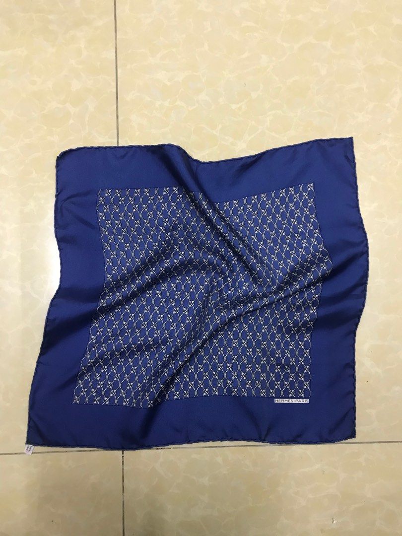 Hermes Handkerchief, Men's Fashion, Watches & Accessories, Scarves on