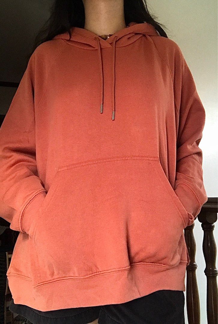 Peach on sale hoodie h&m