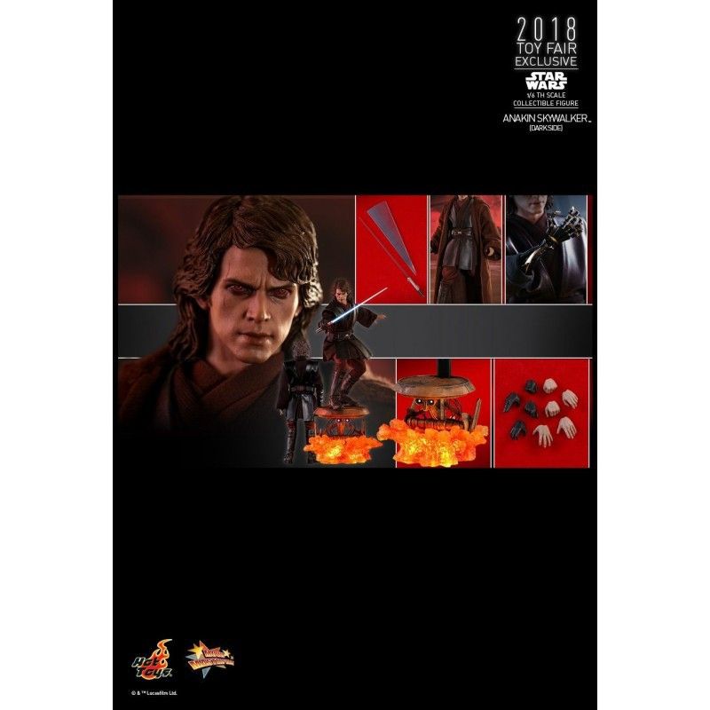 Hot Toys Episode III Anakin Skywalker Sith Toy Fair 2018