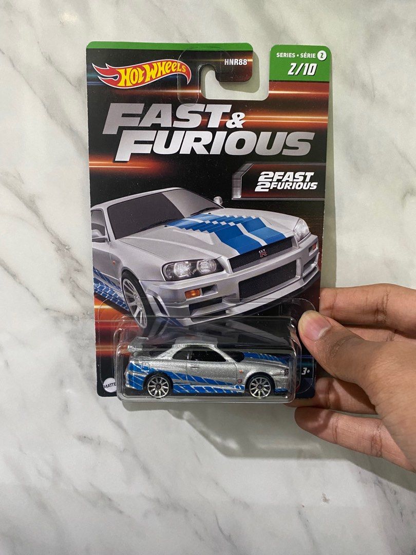 Hot wheels 2023 Fast and Furious Series 2,FNF Nissan Skyline GTR BNR34