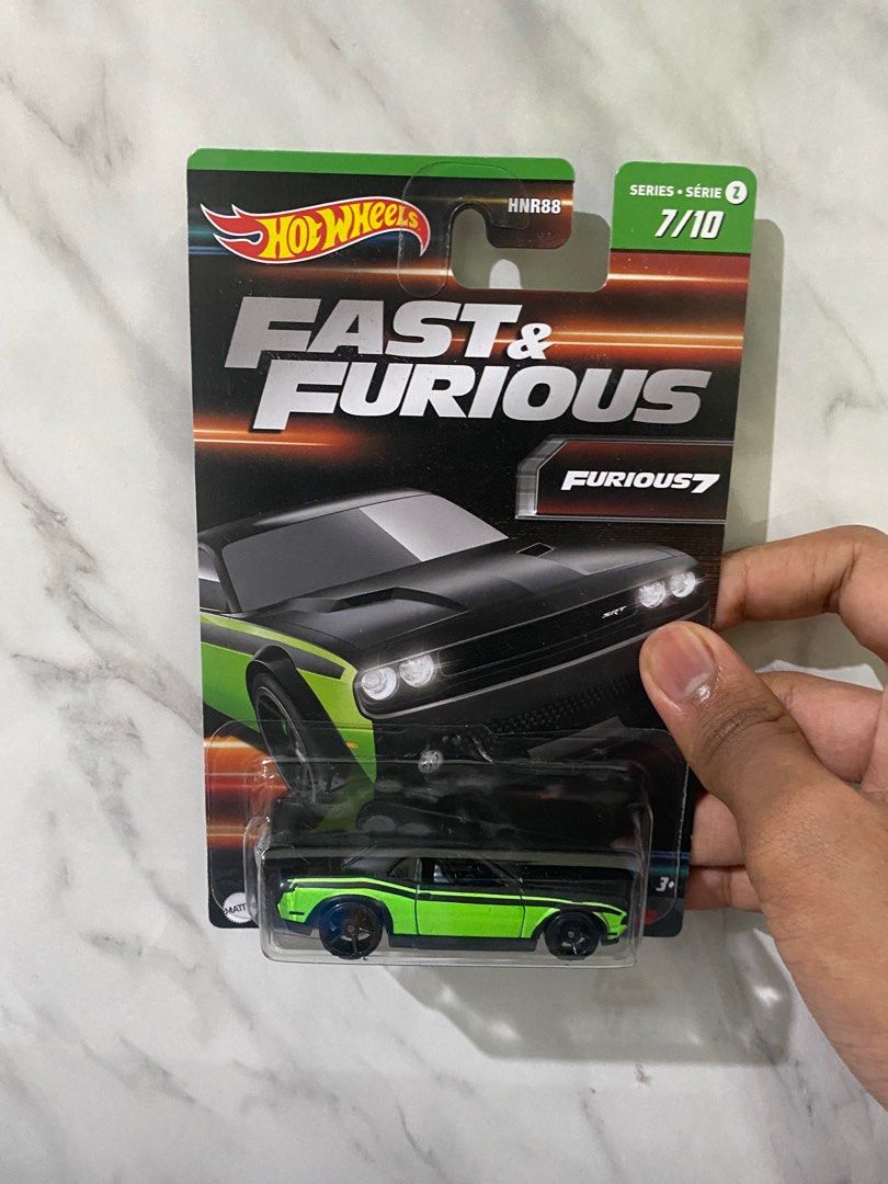 Coche De Colección Hot Wheels Dodge Challenger - Fast & Furious, Escala 1:64