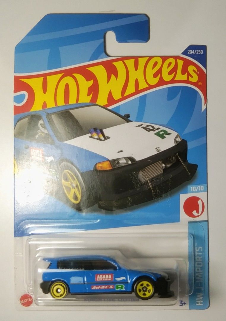 Hotwheels Honda Civic (Category: Vehicle & Diecast Models) located in Dasmarinas. Submitted by volt08 (Listing ID 1241692968, Image 2). Description: Hotwheels Mainline 2018 Honda Civic Type-R, HW Rescue 4/10 (2003) (White) Honda Civic Custom, HW J-Imports 10/10 (2022) (Sky Blue & Cherry Red) '90 Honda Civic EF, HW J-Imports 7/10 (2023) (Red) - SOLD Honda Civic Custom, HW Dragstrip 7/10 (2023) (White) '99 Honda Civic Type R (EK9), HW Hatchbacks 5/