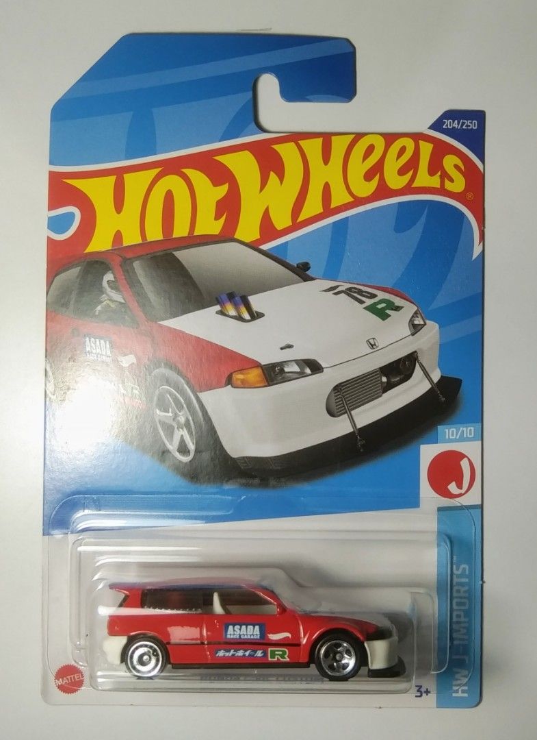 Hotwheels Honda Civic (Category: Vehicle & Diecast Models) located in Dasmarinas. Submitted by volt08 (Listing ID 1241692968, Image 3). Description: Hotwheels Mainline 2018 Honda Civic Type-R, HW Rescue 4/10 (2003) (White) Honda Civic Custom, HW J-Imports 10/10 (2022) (Sky Blue & Cherry Red) '90 Honda Civic EF, HW J-Imports 7/10 (2023) (Red) - SOLD Honda Civic Custom, HW Dragstrip 7/10 (2023) (White) '99 Honda Civic Type R (EK9), HW Hatchbacks 5/