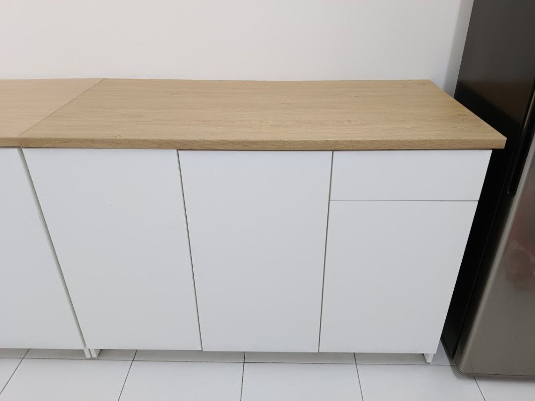 IKEA KNOXHULT Base Cabinet with 3 Doors and 1 Drawer, Furniture & Home ...