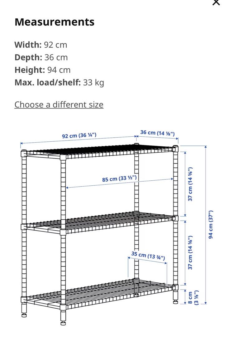 IKEA Omar Shelf, Furniture & Home Living, Furniture, Shelves,