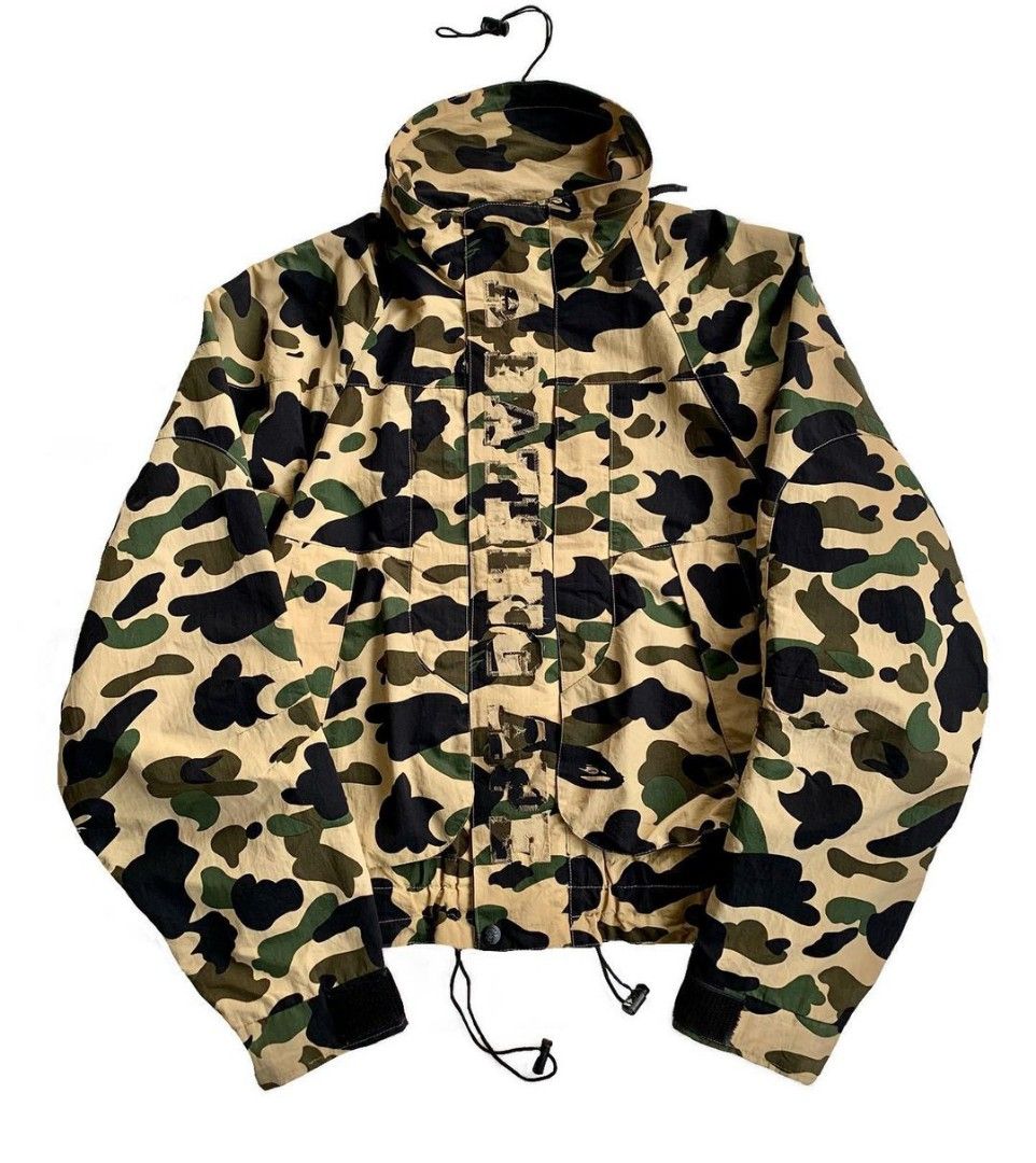 JAKET BAPE A BATHING APE SNOWBOARD CAMO 1ST JACKET HOODIE CARHARTT TNF SUPREME