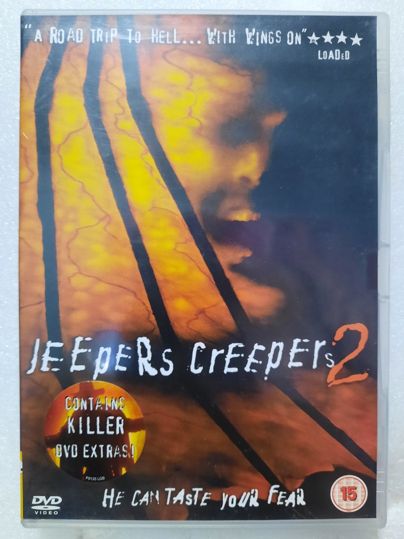 JEEPERS CREEPERS 2 [DVD] on Carousell