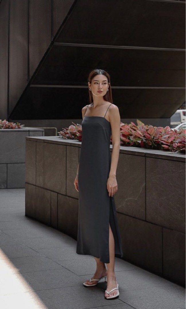 Maxi cami slip dress outlet