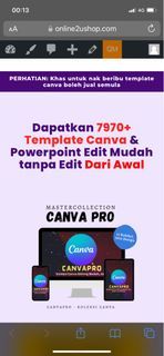 Jom buat duit dengan jual Template Canva je. Ada yang nak join tak?