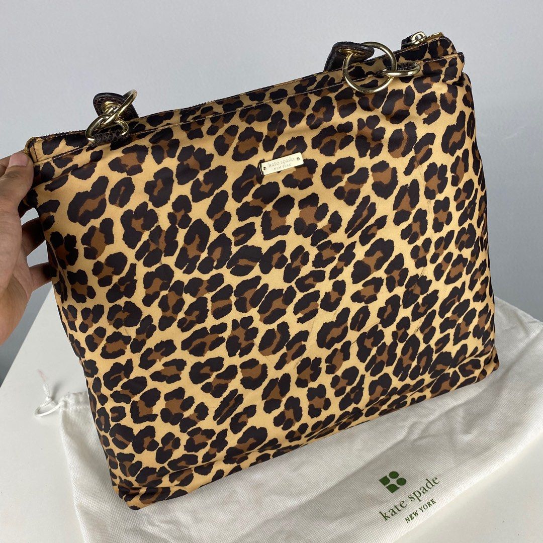 KATE SPADE Leopard Tote Women s Fashion Bags Wallets Shoulder
