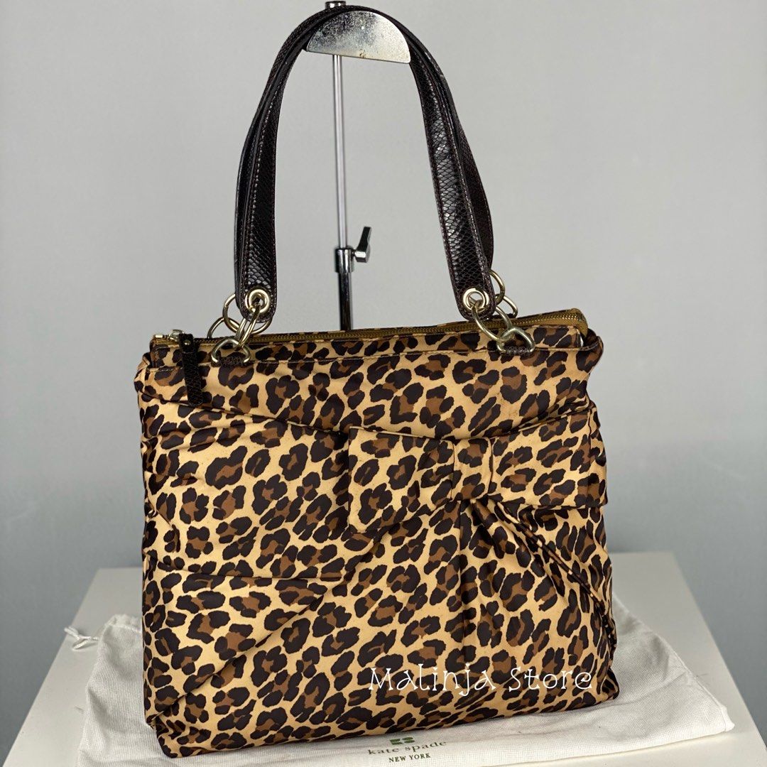 KATE SPADE Leopard Tote Women s Fashion Bags Wallets Shoulder