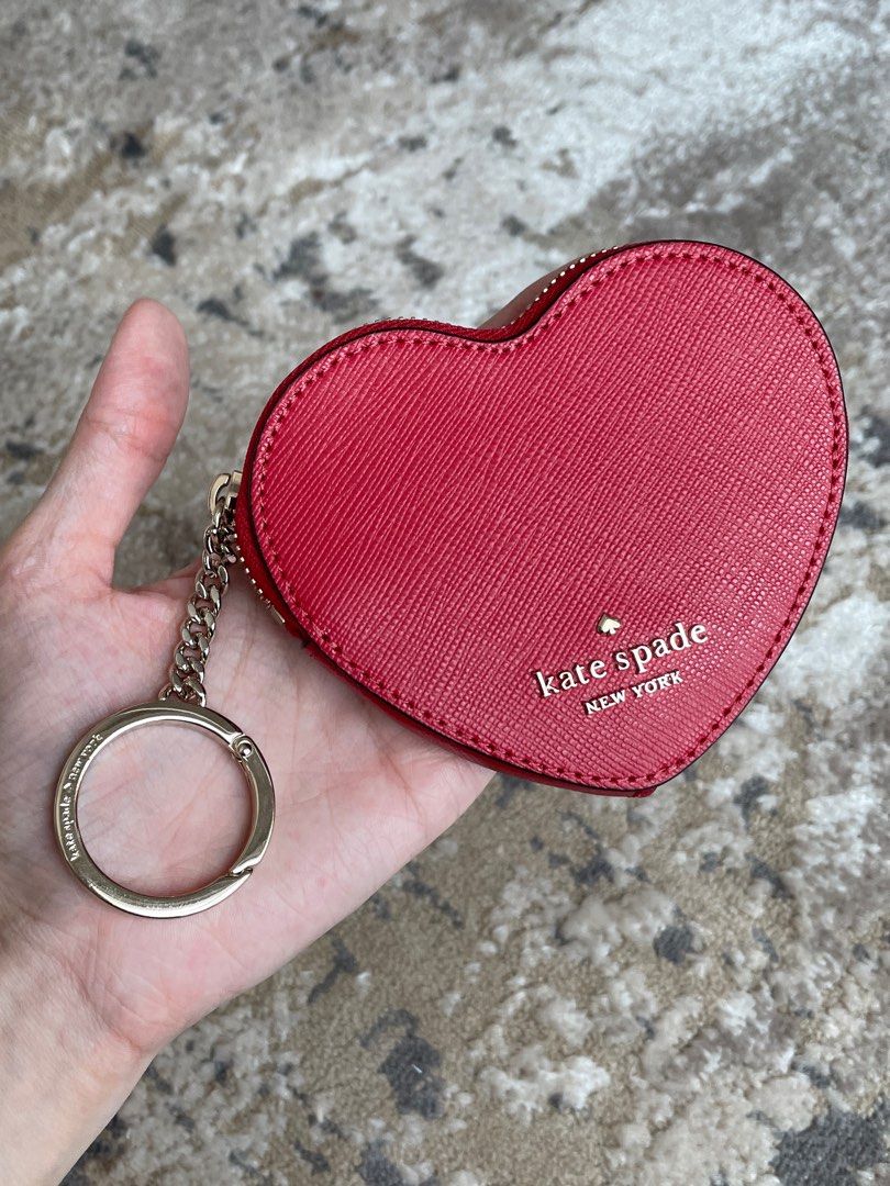 Kate spade outlet heart keychain