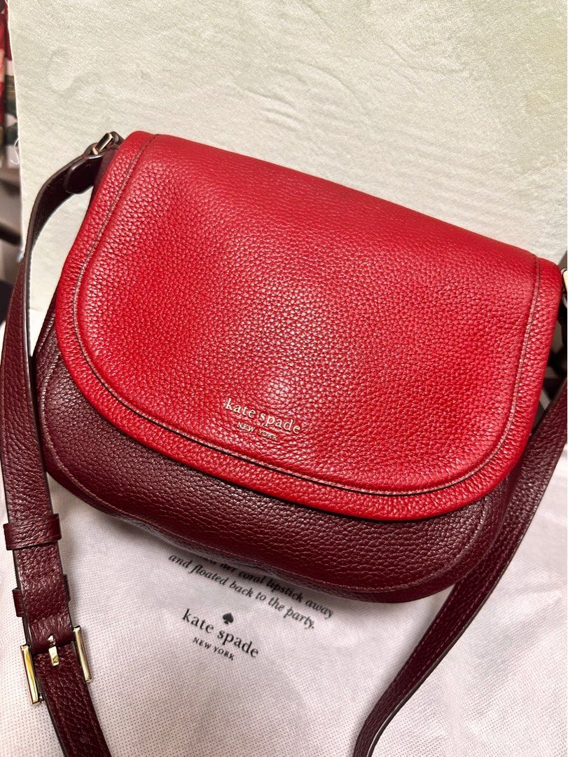 Kate Spade Roulette Saddle Large Crossbody Luxury Bags Wallets