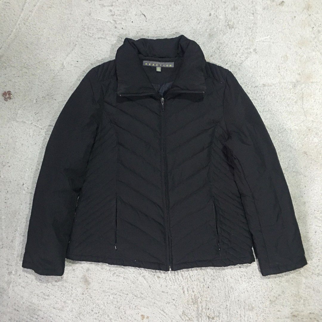 Kenneth Cole Reaction Black Puffer Jacket