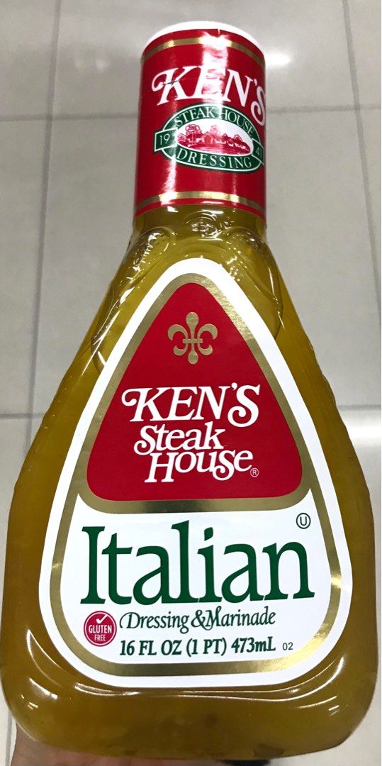 Ken’s Steak House Italian Dressing & Marinade 473mL (Category: Spice & Seasoning) located in Manila. Submitted by rotalie (Listing ID 1241745575, Image 1). Description: Ken’s Steak House Italian Dressing & Marinade 473mL Delivery thru Lalamove or Grab express c/o buyer from Sampaloc Manila. Payment via bank transfer or GCash before shipping :) For further inquiries, pls call us 09153264002 :) .