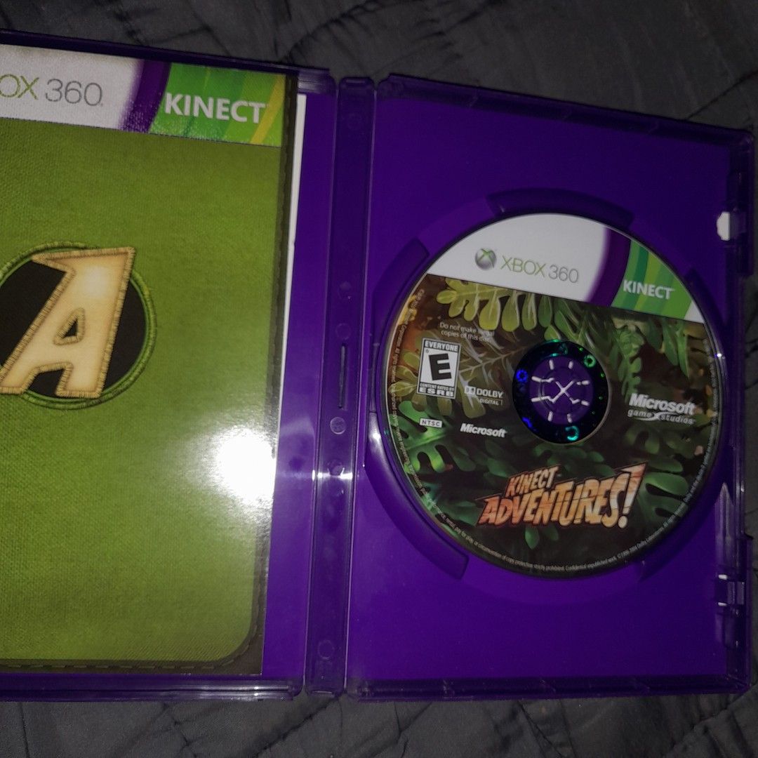 Kinect Adventures!| Xbox 360 Game (Category: Xbox) located in Manila. Submitted by nylrede (Listing ID 1241716451, Image 2). Description: For Xbox 360 (NTSC) 》Requires Kinect Sensor 》Minimal damaged on case (see photo) *price based on the market is 225.