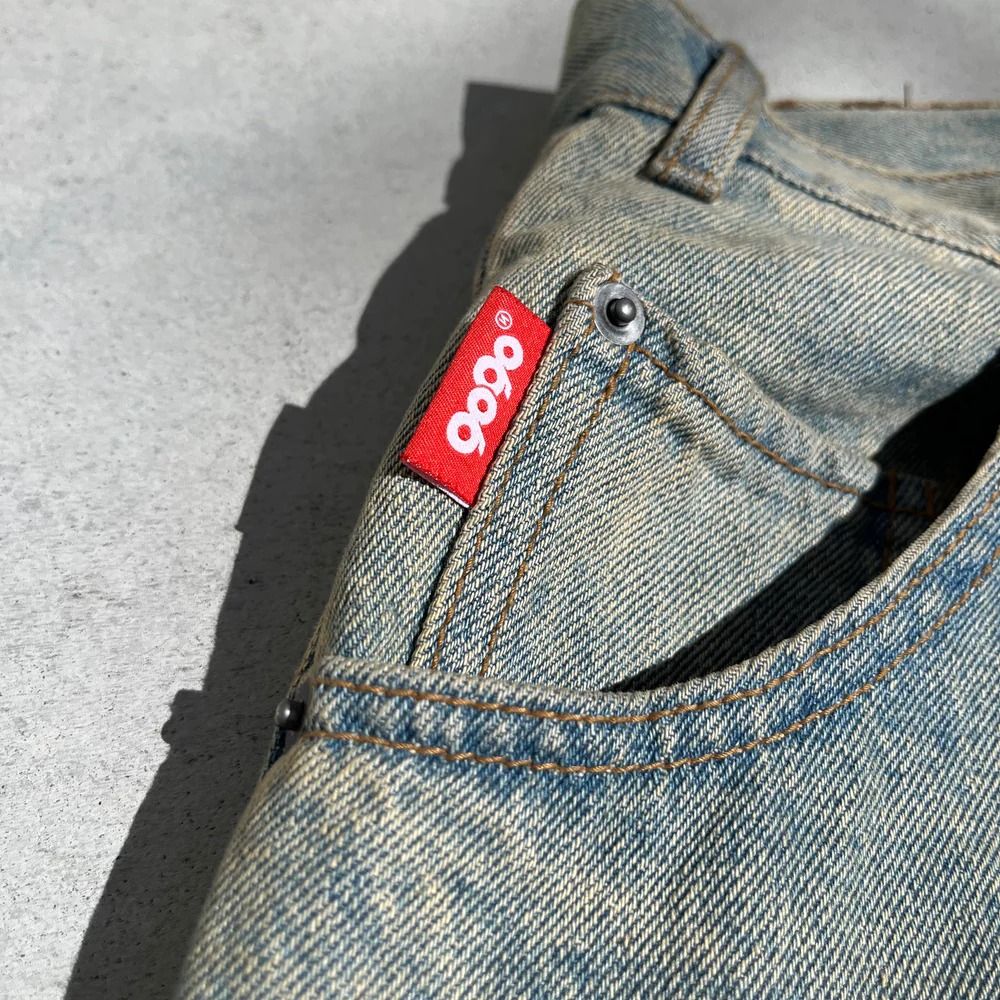 King Logo Vintage Like Denim, 男裝, 褲＆半截裙, 牛仔褲- Carousell