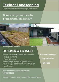 Landscape Maintenance / Makeover / Renovation with landscape contractor and designers