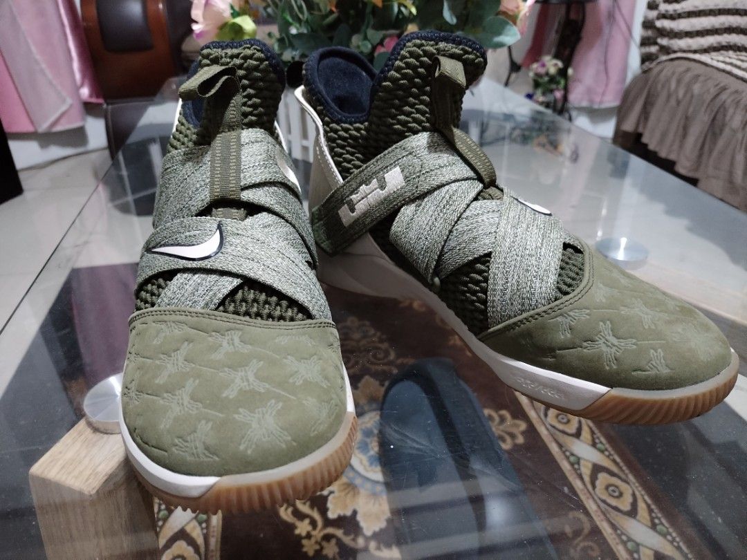 Lebron soldier 12 green hot sale