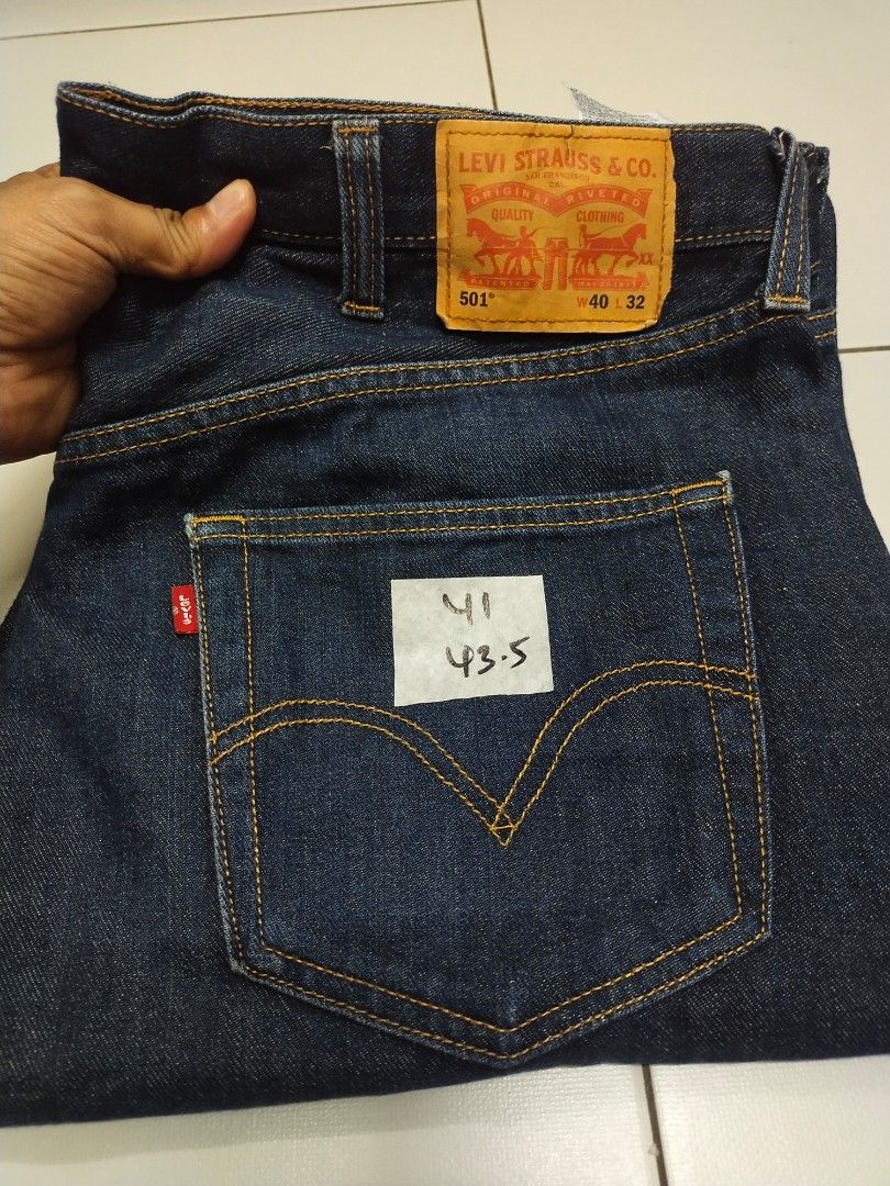 Levis 501 sales w40 l32