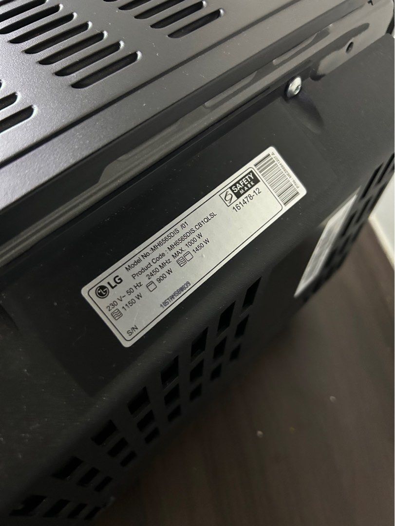 LG Smart Inverter 25L Microwave Oven MH6565DIS, TV & Home Appliances