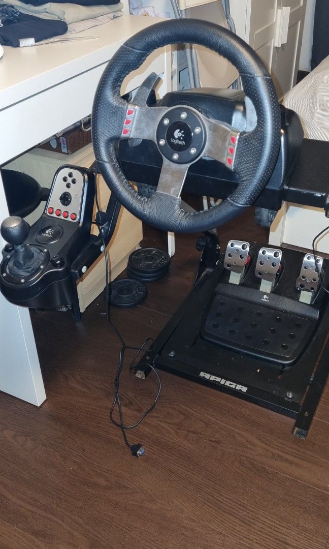 Logitech G27 full set, Video Gaming, Gaming Accessories, Controllers on ...