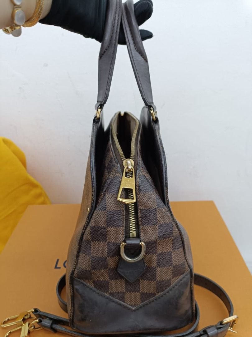 LV kensington bowling tote bag in damier canvas GHW Special price