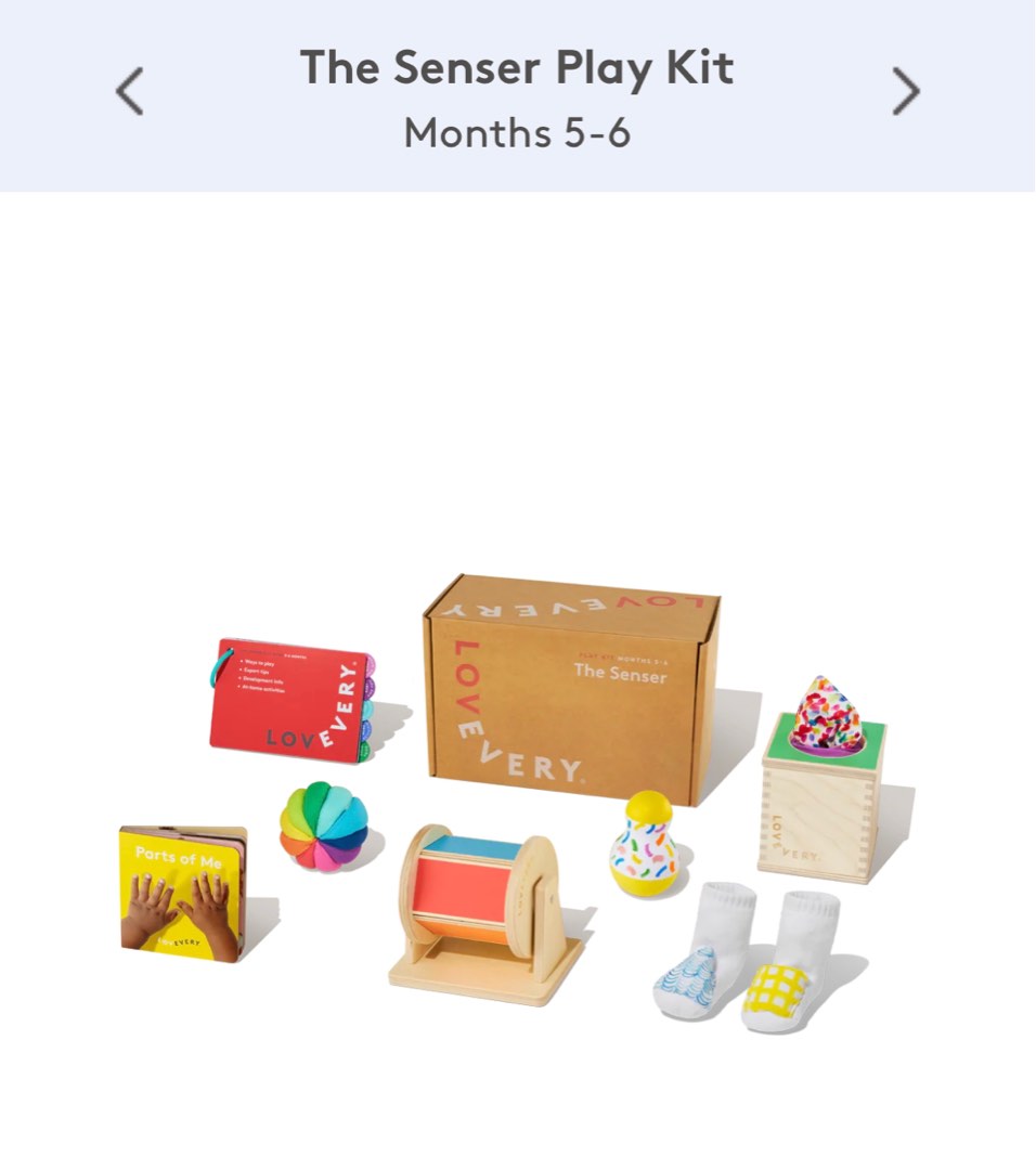 LOVEVERY The Senser Play Kit 5-6 Months