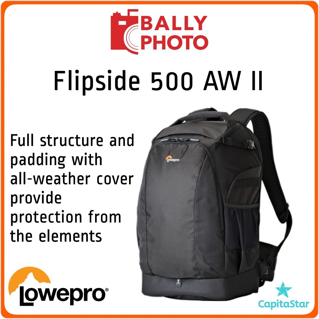 Lowepro Flipside 500 AW II Camera Backpack Photography Photography Accessories Camera Bags Carriers on Carousell