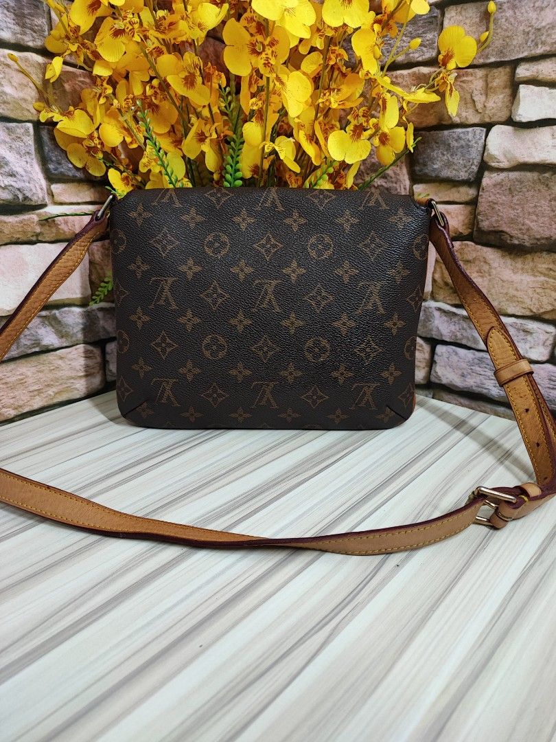 LV Louis Vuitton Monogram Musette Tango Shoulder Bag Luxury Bags