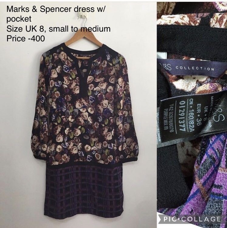 Marks & Spencer dress (Category: Dresses) located in Mandaluyong City. Submitted by jenv2018 (Listing ID 1241678063, Image 1). Description: Dress with pocket.