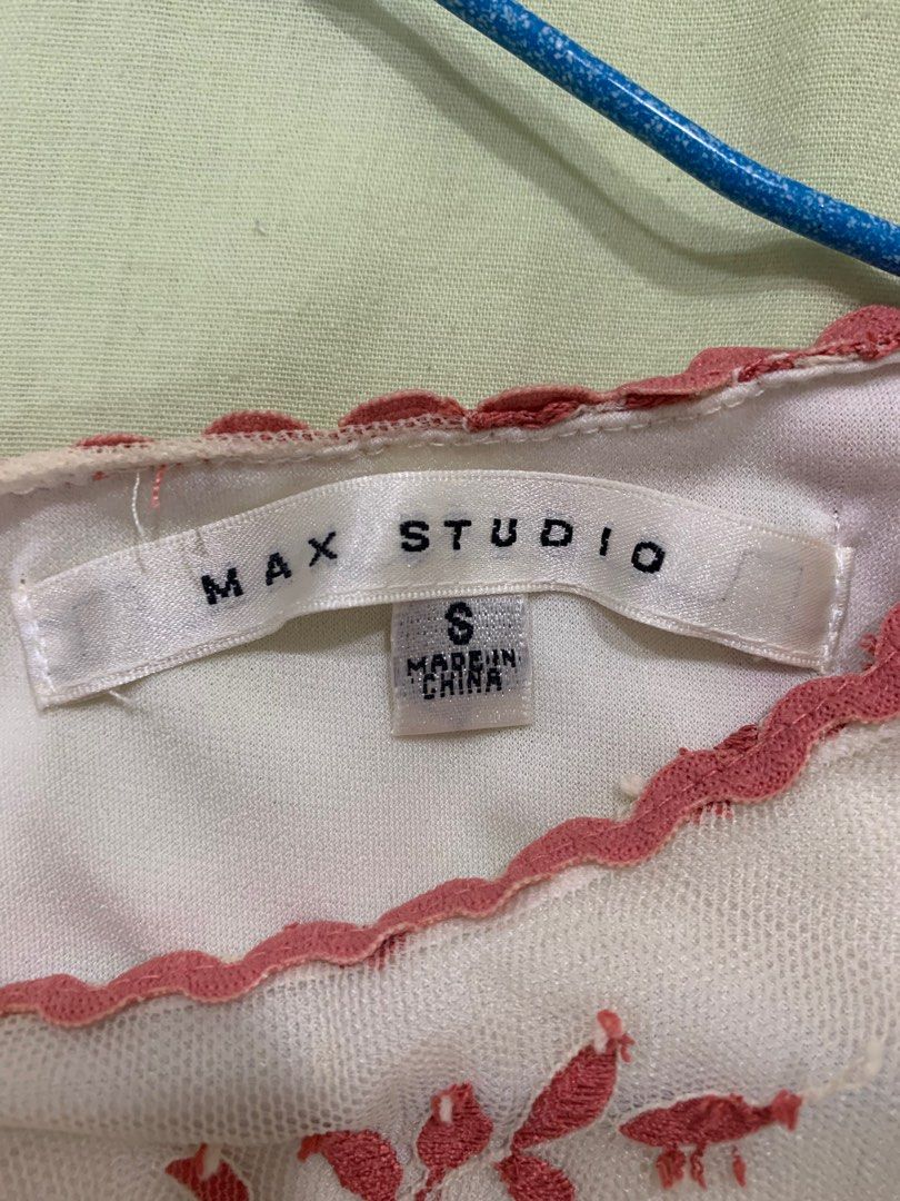 Max studio embroidered clearance dress