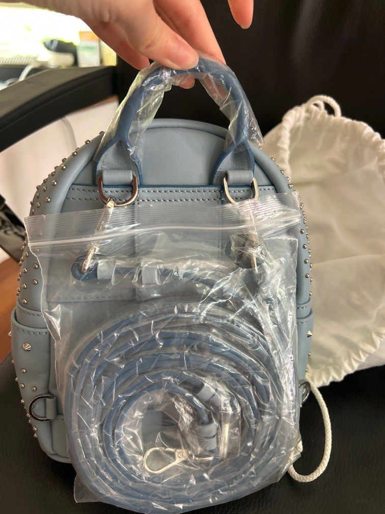 MCM Backpack, 'X MINI STARK BEBE BOO' STUDDED LEATHER BACKPACK