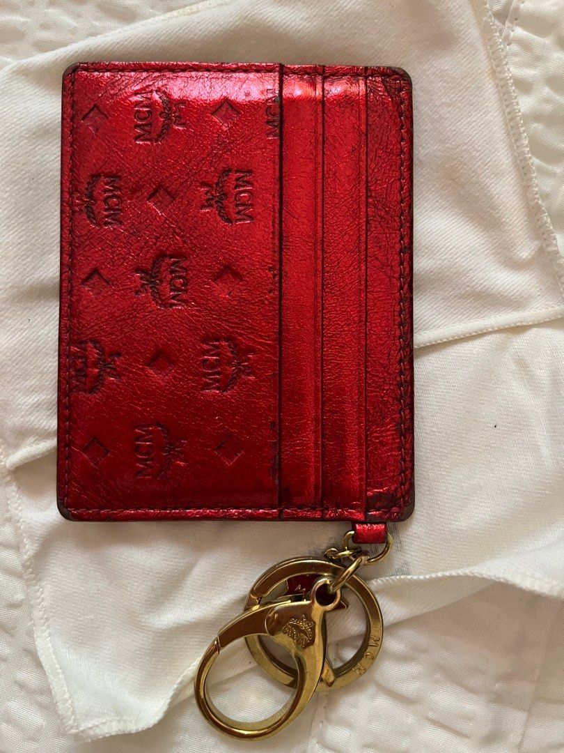 Mcm pouch red hotsell