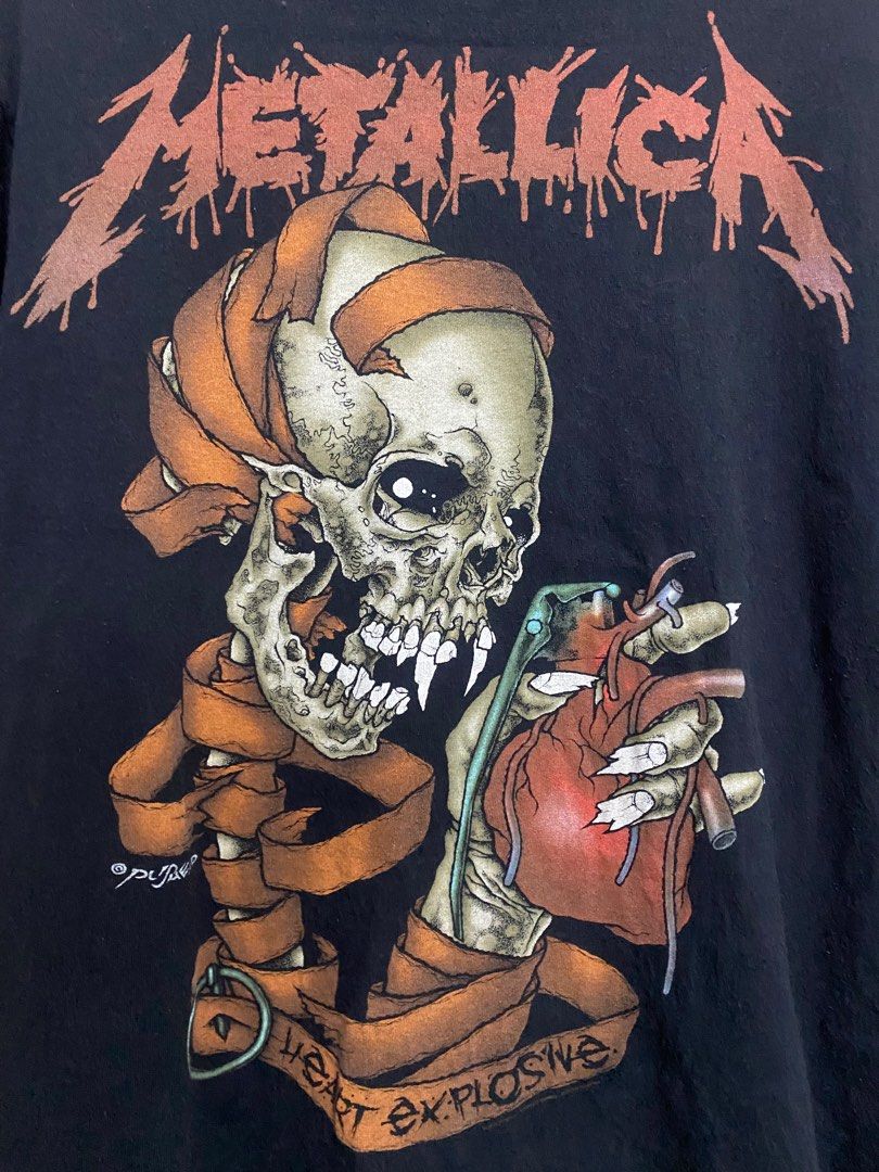 METALLICA PUSHEAD, Men's Fashion, Activewear on Carousell