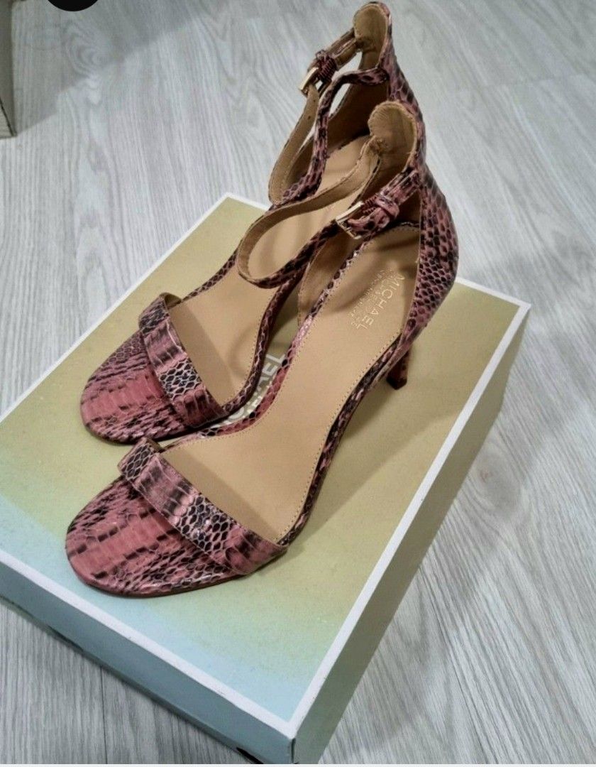 Michael kors discount high heels brown