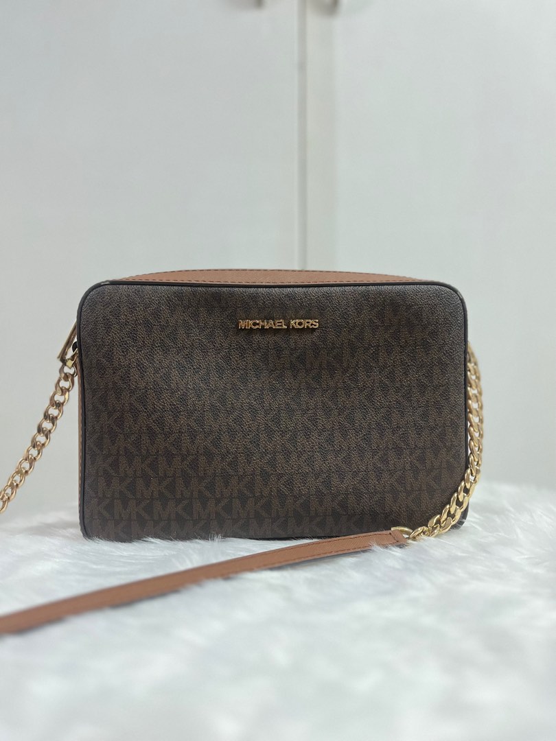 Michael Kors Brown Crossbody Bag, Women's Fashion, Bags & Wallets