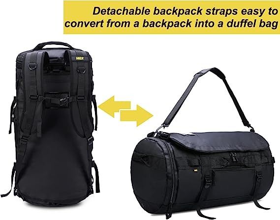 Duffel bag that on sale converts to backpack