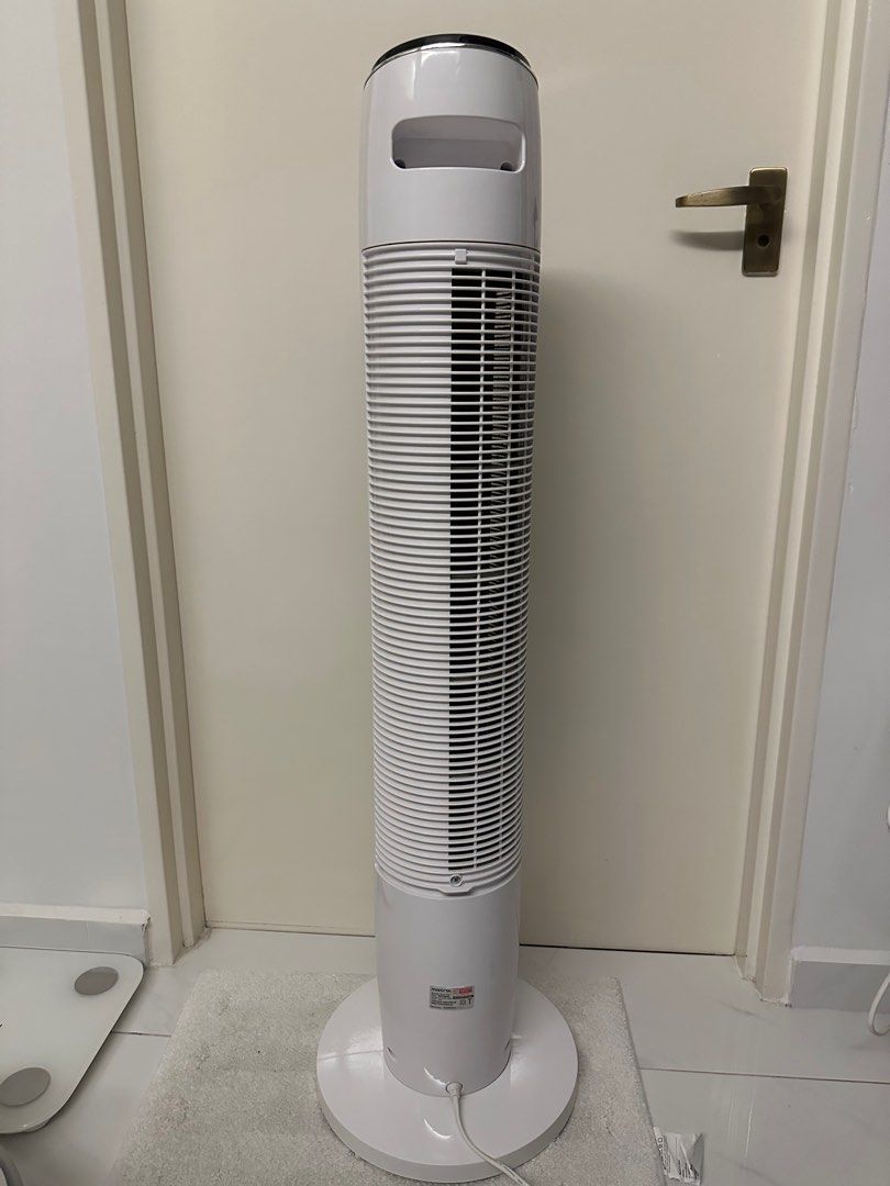 Mistral 6 Speed Tower Fan with Remote MFD4880R, Furniture & Home Living