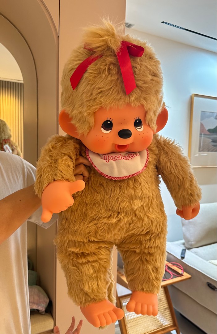 Monchhichi Jumbo 2L 80cm Hobbies Toys Toys Games on Carousell