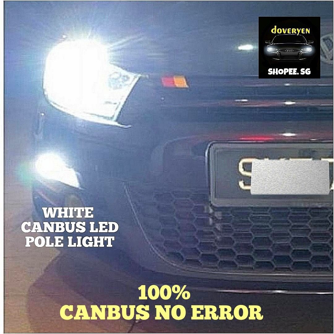 Motorcycle Car Van - Pole Light - Plate Light - Parking Light - Interior  Light - 194 T10 W5W Canbus / Non
