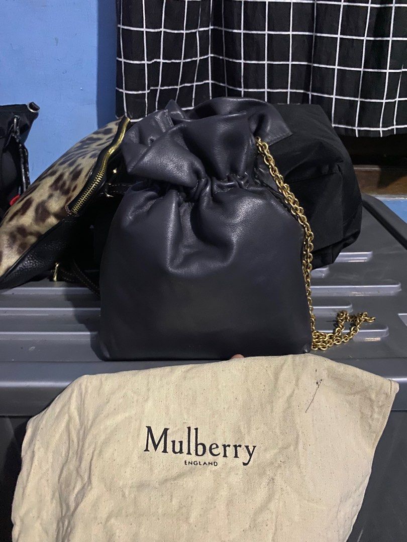 Mulberry lynton mini bucket Barang Mewah Tas Dompet di Carousell