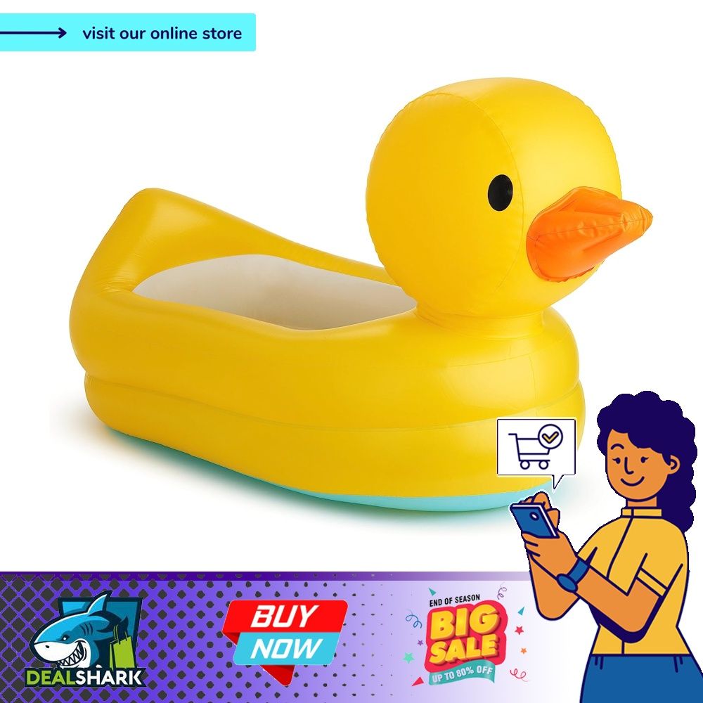 Munchkin white hot hot sale inflatable duck tub