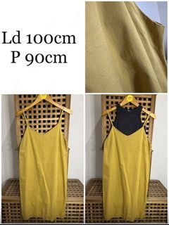 Mustard dress (TIDAK termasuk inner)