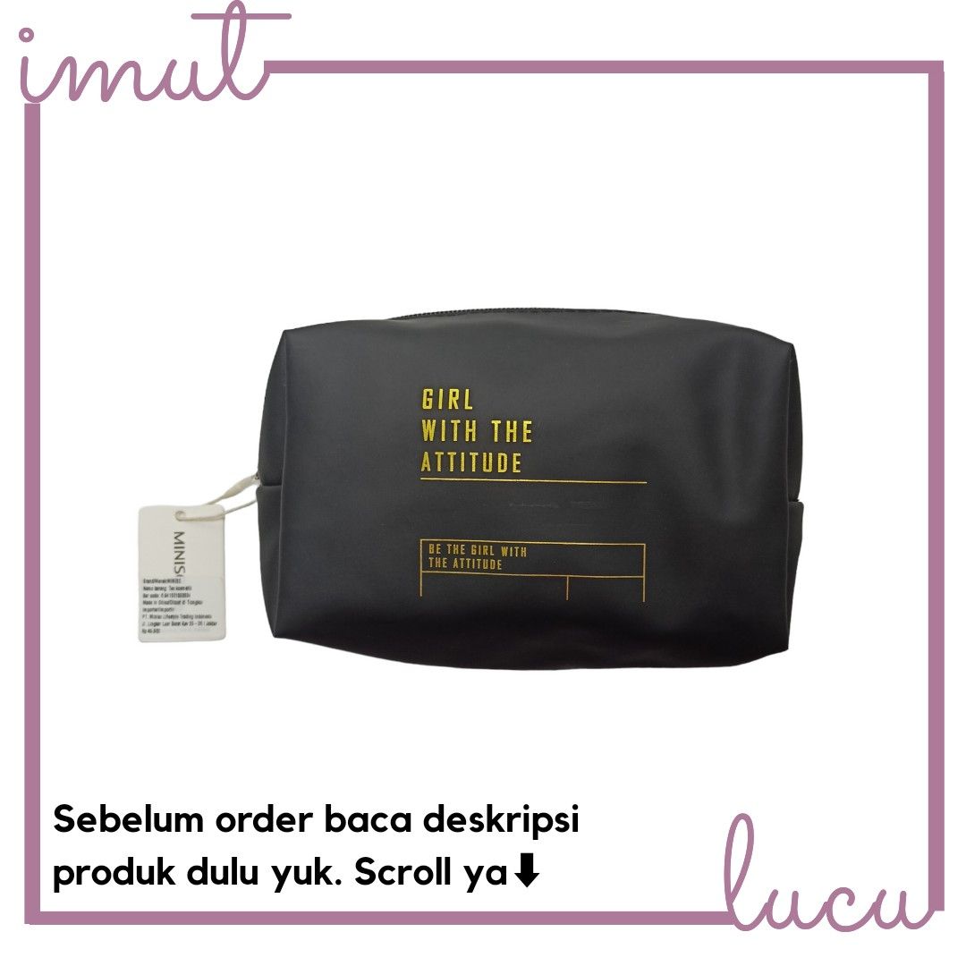 NEW Pouch Miniso Pouch Makeup Pouch HP Dompet Wanita Tas