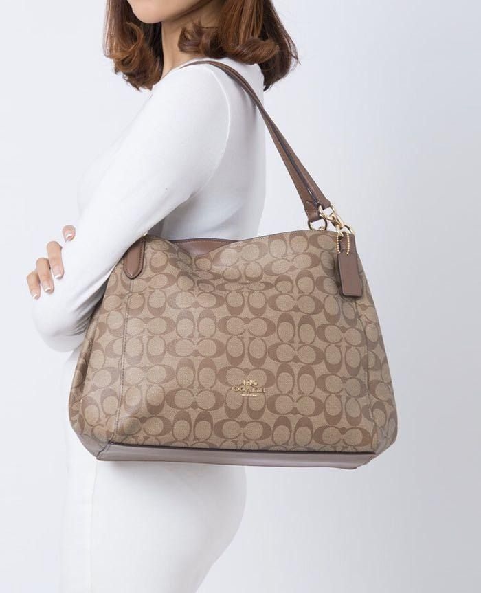 Coach signature online hallie