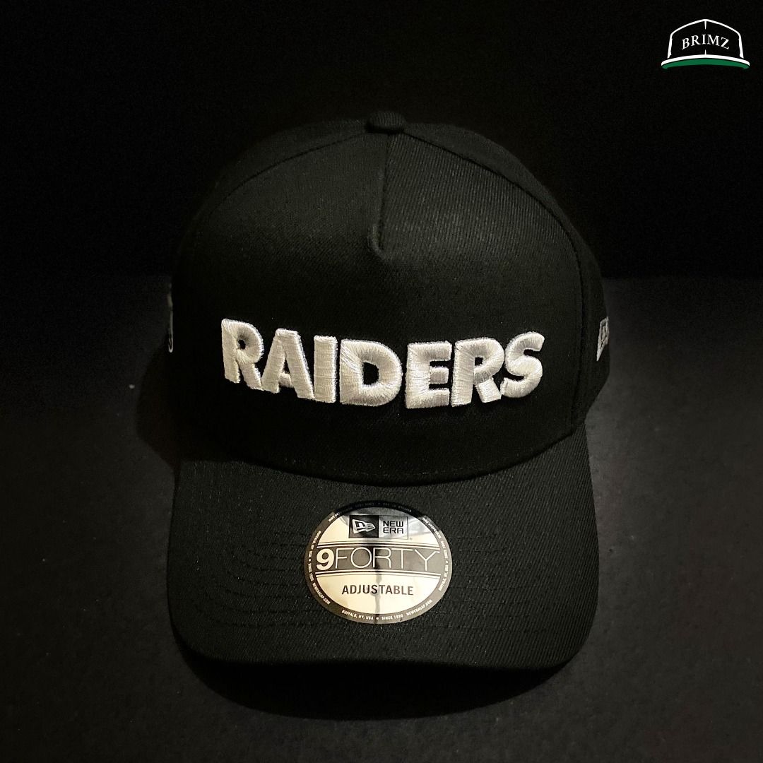 New Era E-Frame Snapback Cap - Las Vegas Raiders In Charcoal