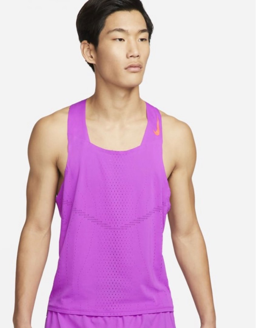 nike aeroswift tank white