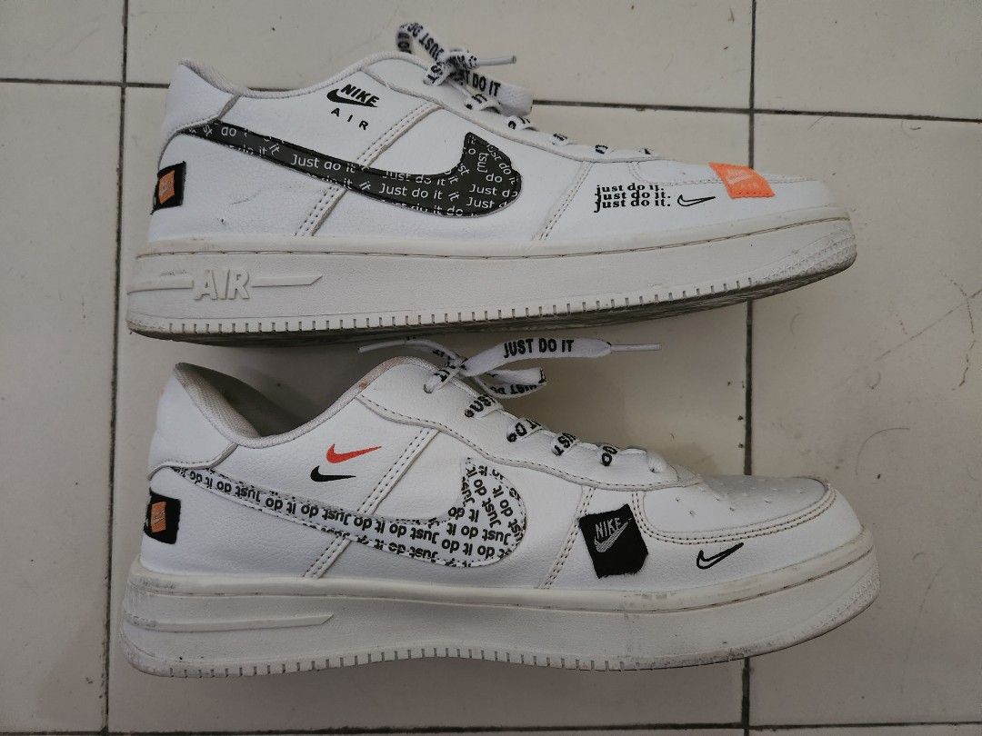 just do it af1 white