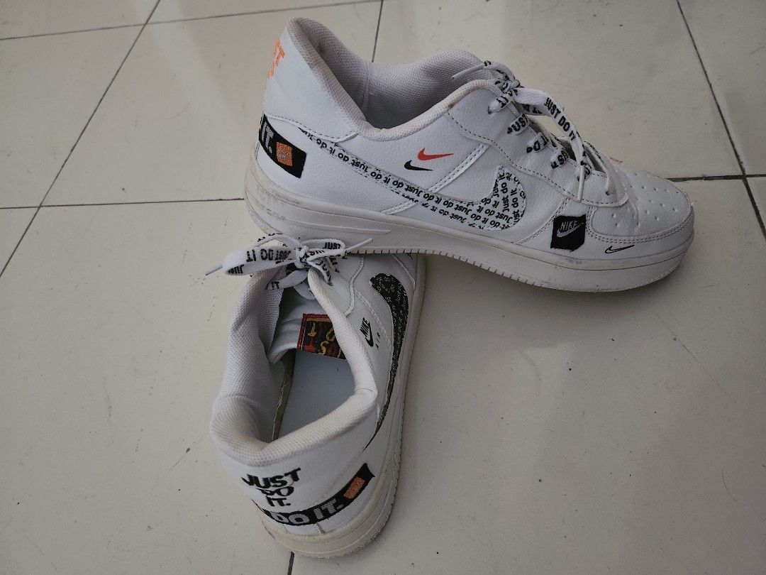 just do it af1 white